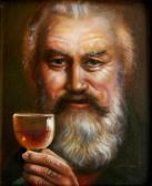 Bermann Karl Heinz Bearded Man With Glass Bermann Karl Heinz Bearded Man With Glass