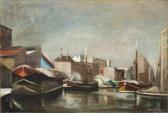 BERMANN Leonid Paris Les Quais BERMANN Leonid Paris Les Quais
