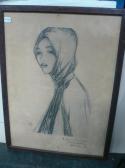 BERMANN Leonid Portrait De Femme BERMANN Leonid Portrait De Femme