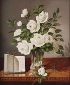BERMUDEZ G.R. Florero De Rosas Blancas BERMUDEZ G.R. Florero De Rosas Blancas