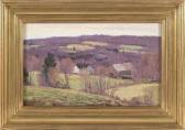 BERNARD COREY Farmhouse Amongst The Rolling Hills BERNARD COREY Farmhouse Amongst The Rolling Hills