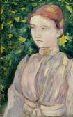 BERNARD Emile Portrait Of Madeleine Bernard BERNARD Emile Portrait Of Madeleine Bernard