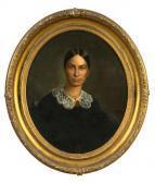BERNARD François Portrait Of Francoise Dugas Gaudet BERNARD François Portrait Of Francoise Dugas Gaudet