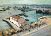 BERNARD Louis Michel L'escadre Alliée Dans Le Port D'alger BERNARD Louis Michel L'escadre Alliée Dans Le Port D'alger