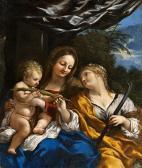 BERRETINI Pietro The Virgin And Child With Saint Martina BERRETINI Pietro The Virgin And Child With Saint Martina