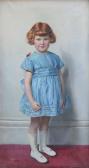 BERRIE John Archibald Alex. Portrait Of A Standing Girl BERRIE John Archibald Alex. Portrait Of A Standing Girl