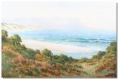 BERRISFORD PIERCE John Coastal Scene With A Sandy Bay BERRISFORD PIERCE John Coastal Scene With A Sandy Bay