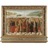 BERRUGUETE Pedro The Heavenly Host In A Landscape BERRUGUETE Pedro The Heavenly Host In A Landscape