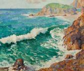 BERSTECHER Harry Waves Crashing On Rocks BERSTECHER Harry Waves Crashing On Rocks