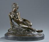 BERTAUX Léon Jeune Fille Au Bain BERTAUX Léon Jeune Fille Au Bain