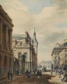 BERTHELIN Max Le Boulevard Du Palais, Avant Haussmann Avec Le Palais De Justice Et La Place Du Chatelet BERTHELIN Max Le Boulevard Du Palais, Avant Haussmann Avec Le Palais De Justice Et La Place Du Chatelet