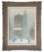 BERTHELSEN Johann New York Winter On Fifth Avenue And 23rd Street At Madison Square Park BERTHELSEN Johann New York Winter On Fifth Avenue And 23rd Street At Madison Square Park