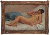 BERTHOLD-MAHN Charles Desire Femme Allongée BERTHOLD-MAHN Charles Desire Femme Allongée