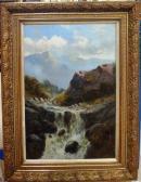 Bertholme E.J. A Mountain Waterfall Bertholme E.J. A Mountain Waterfall