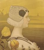 BERTHON Paul Emile La Reine Wilhelmine BERTHON Paul Emile La Reine Wilhelmine
