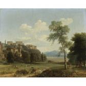BERTIN Jean Victor Italianate Landscape BERTIN Jean Victor Italianate Landscape