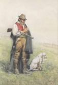 BERTINI Chasseur Et Son Chien BERTINI Chasseur Et Son Chien