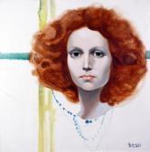 BERTRAN Portrait De Jeune Femme Rousse BERTRAN Portrait De Jeune Femme Rousse