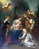 BESCHEY Jacob Andries The Marriage Of St Catherine BESCHEY Jacob Andries The Marriage Of St Catherine
