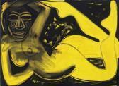 BESSONE AMY Untitled (gold And Ochre Face) BESSONE AMY Untitled (gold And Ochre Face)