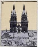 BETZ Ernst Blick Auf Die Martinskirche In Kassel BETZ Ernst Blick Auf Die Martinskirche In Kassel