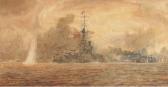 BEVAN Irwin John David Marlborough Going Into Action At Jutland BEVAN Irwin John David Marlborough Going Into Action At Jutland