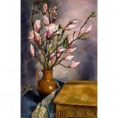 BEZAAN Johan, Jo A Flowerstill Life With Magnolia BEZAAN Johan, Jo A Flowerstill Life With Magnolia
