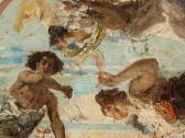 BIANCHI Mosè Study For A Ceiling Fresco BIANCHI Mosè Study For A Ceiling Fresco