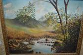 Bielderman H. Landscape With Stream And Distant Mountains Bielderman H. Landscape With Stream And Distant Mountains