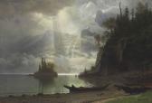 BIERSTADT Albert Island In The Lake BIERSTADT Albert Island In The Lake