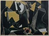 BIESE Gerth Frau Mit Guitarre BIESE Gerth Frau Mit Guitarre