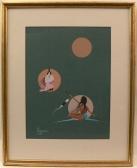 BIGGOOSE Mars An Abstract Work With Two Figures BIGGOOSE Mars An Abstract Work With Two Figures