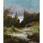 BILDERS Johannes Wernardus A Figure In A Mountainous Landscape BILDERS Johannes Wernardus A Figure In A Mountainous Landscape