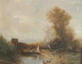 BILDERS Johannes Wernardus Encampment Beside A River BILDERS Johannes Wernardus Encampment Beside A River