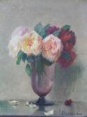 BILLÉ Jacques Vase De Roses BILLÉ Jacques Vase De Roses