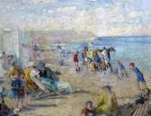 BILLINGHURST Alfred John Beach Scene BILLINGHURST Alfred John Beach Scene