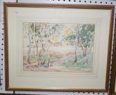 BILLINGSHURST A.J. View Of A Woodland Path BILLINGSHURST A.J. View Of A Woodland Path
