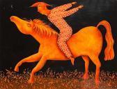 BILSON Harry Harlequin On Horse BILSON Harry Harlequin On Horse