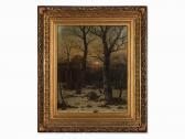 BIMMERMANN Caesar Deer In Winter Landscape BIMMERMANN Caesar Deer In Winter Landscape