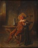 BINDER Alois Trinkender Edelmann BINDER Alois Trinkender Edelmann