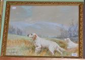 Binks Reuben Ward Portrait Of An Orange Belton Setter In A Mountainous Landscape Binks Reuben Ward Portrait Of An Orange Belton Setter In A Mountainous Landscape