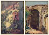 BIRREN Joseph Pierre Pair Of New Orleans Scenes BIRREN Joseph Pierre Pair Of New Orleans Scenes