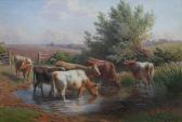 BIRTLES Henry Cattle At A Country Pool BIRTLES Henry Cattle At A Country Pool