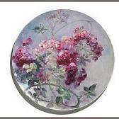 BISCHOFF Franz Arthur Charger With Sprays Of Climbing Roses BISCHOFF Franz Arthur Charger With Sprays Of Climbing Roses