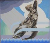 BISCHOFF ILSE Woman On Porpoise BISCHOFF ILSE Woman On Porpoise