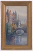 BISCHOFF K River Scene In Bruges BISCHOFF K River Scene In Bruges