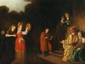 BISSCHOP Cornelis Portrait (portrait Historié) Of A Family In An Old-testament Setting BISSCHOP Cornelis Portrait (portrait Historié) Of A Family In An Old-testament Setting