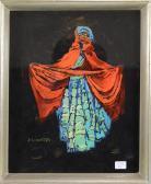 BISSCHOPS J. Femme À La Cape Rouge BISSCHOPS J. Femme À La Cape Rouge