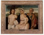 BISSOLO Francesco di Vittore Madonna Con Bambino E Santi Sebastiano E Pietro BISSOLO Francesco di Vittore Madonna Con Bambino E Santi Sebastiano E Pietro