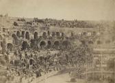 BISSON FRERES LOUIS & AUGUSTE Les Arènes (vue Intérieure) , Nîmes BISSON FRERES LOUIS & AUGUSTE Les Arènes (vue Intérieure) , Nîmes